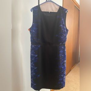 🖤💙 Elie Tahari black and blue dress 💙🖤 sz 12
